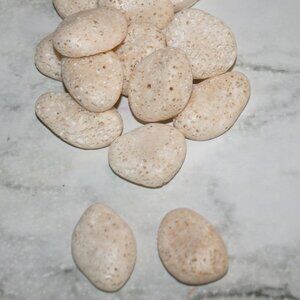 HAND CRAFTED 2 Jasmine Aroma Stones Aromatherapy Essential Oil Diffuser Pair